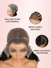 Upgrade Easi-Drawstring 13x6 Lace Frontal Wig Ready to Wear Glueless Loose Deep Wave Wigs - KissLove Hair