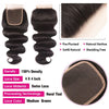 Body Wave Human Hair 3 Bundles With 4x4 Lace Closure 10A Brazilian Hair Weave - KissLove Hair