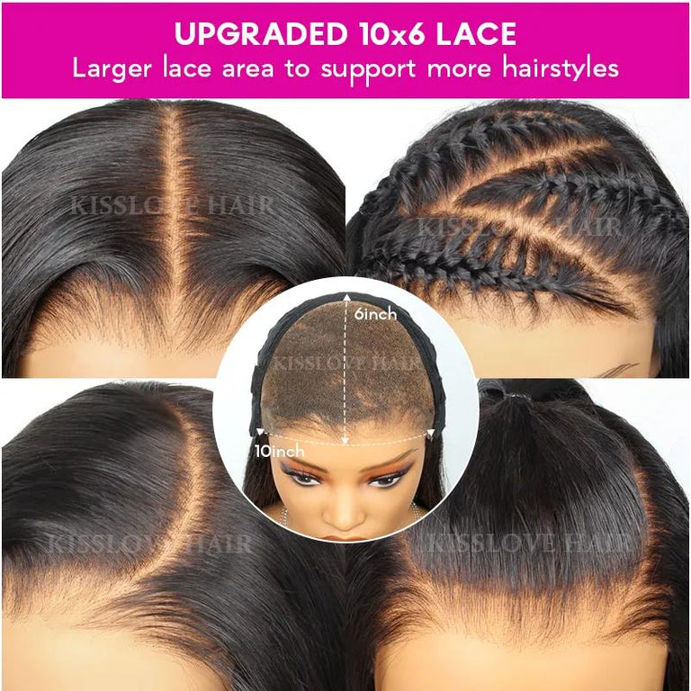 upgraded 10x6 lace wig cap - pre-everything wig - kisslove hair