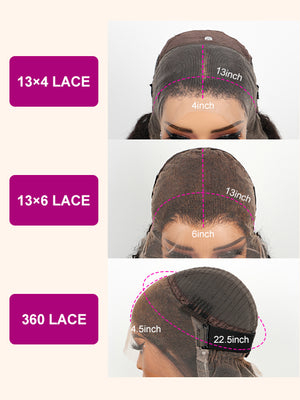 40 Inches Long Wig Deep Wave Virgin Human Hair 13x4 Real HD Lace Frontal Wigs - KissLove Hair