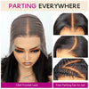 [Flash Sale] Bleached Knots 13x4 HD Lace Frontal Wig Bone Straight Human Hair Wigs - KissLove Hair