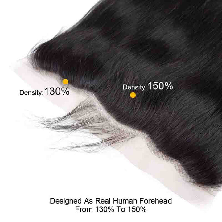 13x4 HD Transparent Lace Frontal Closure Brazilian Virgin Human Hair - Kisslove Hair