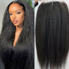 Brazilian Kinky Straight Virgin Human Hair Weave Bundle Deals 10A - KissLove Hair