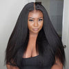 [Wear & Go] Bleached Knots Glueless Lace Wig Light Yaki Straight 6x6 Lace Front Wigs