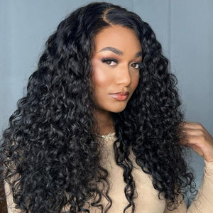 [Wear & Go] Pre-everything Glueless 6x4.5/10x6 Lace Front Wigs Water Wave Human Hair