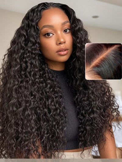 Kisslove Invisi-Drawstring Water Wave 360 Lace Frontal Wig Pre Everything Glueless Lace Wigs - Kisslove Hair