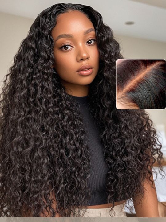 Kisslove Invisi-Drawstring Water Wave 360 Lace Frontal Wig Pre Everything Glueless Lace Wigs - Kisslove Hair