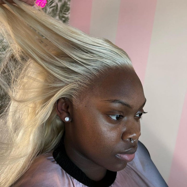 613 Honey Blonde Wig 13x4 HD Lace Front Human Hair Wigs Brazilian Straight Hair - KissLove Hair