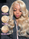 13x6 Lace Wig 613 Honey Blonde Hair 3D Body Wave Human Hair Wigs - KissLove Hair