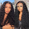 Pre-bleached Tiny Knots 13x4 Lace Frontal Wig Water Wave Human Hair Wigs