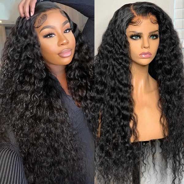 Wear & Go Air Wig 13x4 Lace Wig Water Wave Human Hair- KissLove Hair