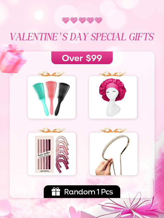 KissLove Free Gifts For 2026 Valentine’s Day -Random 1 PC for Order Over $99 - KissLove Hair
