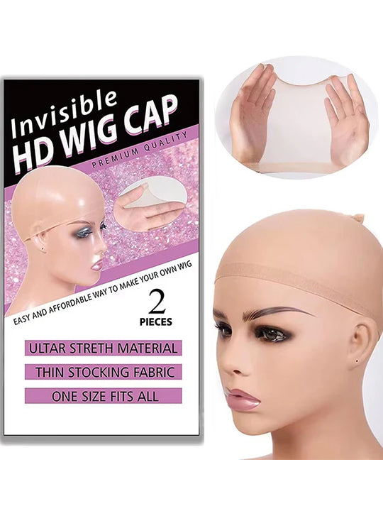 2 Pcs Invisible HD Wig Cap - KissLove Hair
