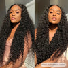 Pre-bleached Tiny Knots 13x4 Lace Frontal Wig Water Wave Human Hair Wigs