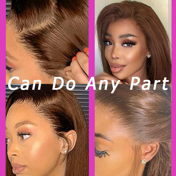 4-Chocolate-Brown-Straight-Bob-Hair-5x5-13x4-Lace-Front-Wigs-Human-Hair