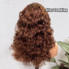 Egg Roll Curly P4/27 Highlight 13x4 HD Transparent Lace Frontal Wigs 14A Human Hair