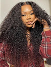 Jerry Curly 13x6 Full Lace Frontal Wig Pre Plucked Transparent Lace Frontal Wigs - KissLove Hair