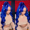 Blue 3D Body Wave 13x4 HD Lace Front Human Hair Wigs - KissLove Hair