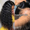 Crimped Hair 5*5 HD Lace Wig Loose Deep Wave 14A Brazilian Virgin Human Hair Wigs - Kisslove Hair