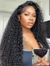 40 Inches Long Wig Deep Wave Virgin Human Hair 13x4 Real HD Lace Frontal Wigs - KissLove Hair