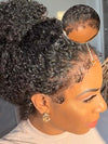 KissloveHair 4C Edge Kinky Curly Hair 360 Lace Wig Invisi Drawstring Glueless Lace Wigs - KissLove Hair