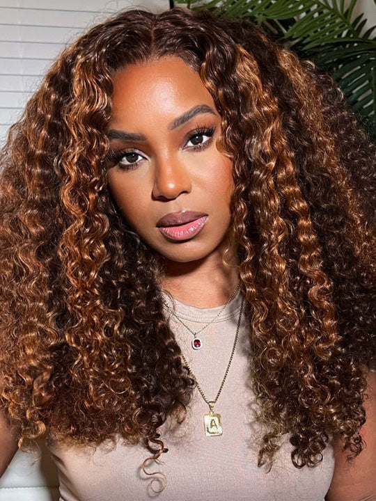 Kisslove Hair Burmese Curly 360 Lace Wig Pre Everything Invisi Drawstring Colored Human Hair Wigs