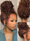Kisslove Pre-Everything Chocolate Brown 360 Lace Wig Glueless Water Wave Human Hair Wigs