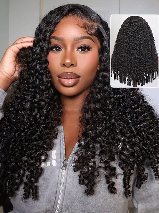Kisslove Hair 13x6 Lace Frontal Burmese Curly Wig Bye Bye Knots Glueless Lace Wigs - KissLove Hair