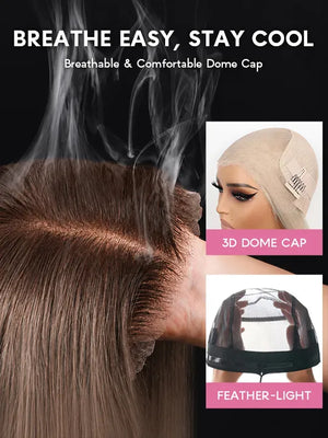 Ombre Ash Blonde Body Wave Wig Blonde Hair With Brown Roots Transparent Full Lace Frontal Wigs - KissLove Hair
