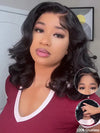 Pre Styled Side Part Body Wave Bob Wig Glueless Ready to Go Short Bob Wigs - KissLove Hair