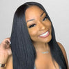 [Wear & Go] Bleached Knots Glueless Lace Wig Light Yaki Straight 6x6 Lace Front Wigs