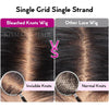 bleached knots vs no-bleached knots - kisslovehair