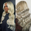 Kisslove Blonde Balayage On Warm Brown 3D Body Wave 360 Lace Wigs Invisi Drawstring Cap Hat Wig
