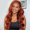 BOGO KissLove Copper Brown 5x5 13x4 Lace Front Wig Body Wave & Jerry Curly Hair