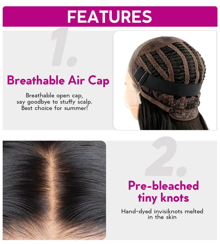 5*5 HD Lace Wigs Body Wave Glueless Wig 14A Brazilian Virgin Human Hair - Kisslove Hair