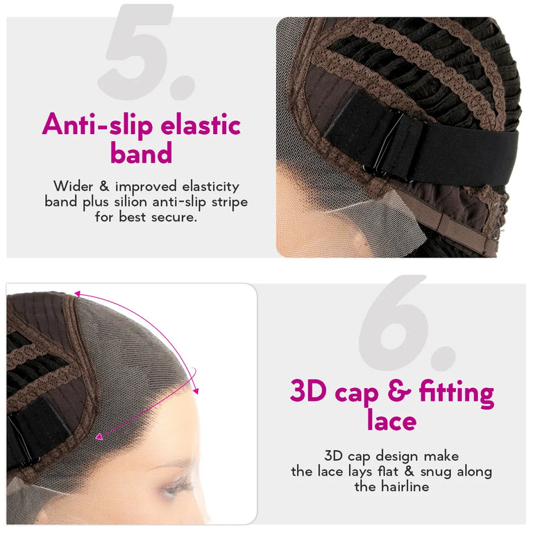 5*5 HD Lace Wigs Body Wave Glueless Wig 14A Brazilian Virgin Human Hair - Kisslove Hair