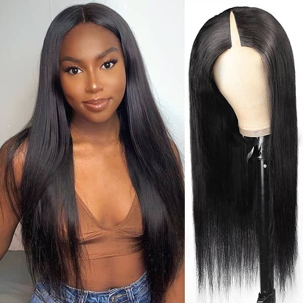 [Flash Deal] V Part Wig Body Wave Glueless Human Hair Wigs 16~24inch