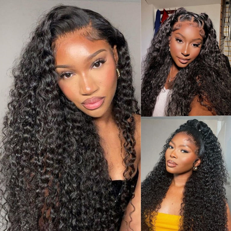 [Flash Deal] Pre-Everything 360 Lace Wig 3D Body Wave / Water Wave / Kinky Straight 100% Human Hair