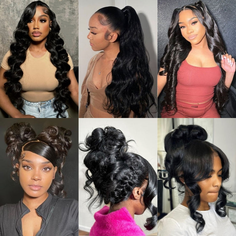 [Flash Deal] Pre-Everything 360 Lace Wig 3D Body Wave / Water Wave / Kinky Straight 100% Human Hair