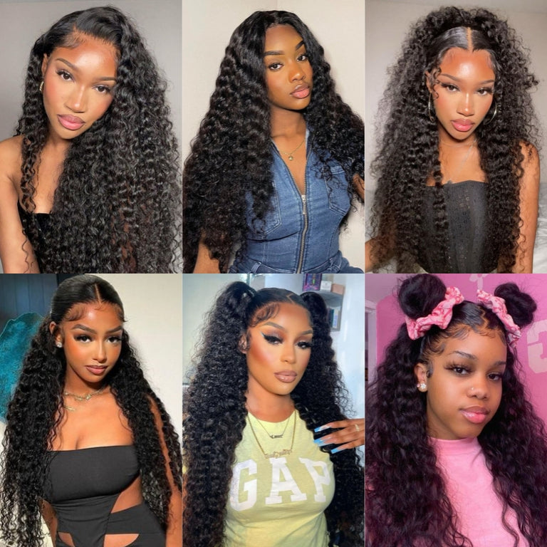 [Flash Deal] Pre-Everything 360 Lace Wig 3D Body Wave / Water Wave / Kinky Straight 100% Human Hair