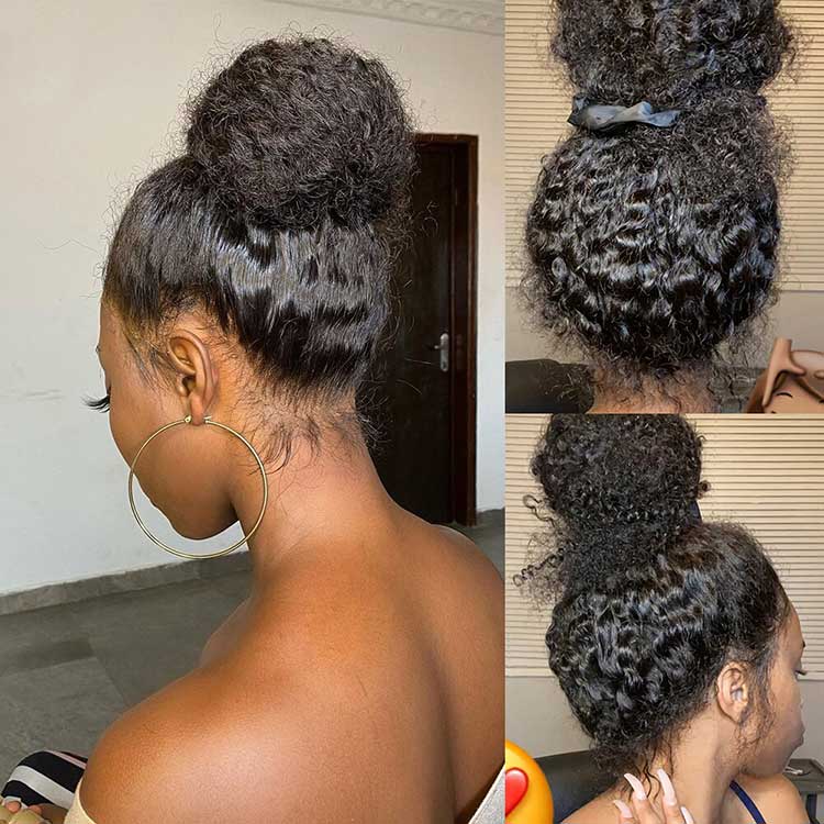 [Flash Deal] Pre-Everything 360 Lace Wig 3D Body Wave / Water Wave / Kinky Straight 100% Human Hair
