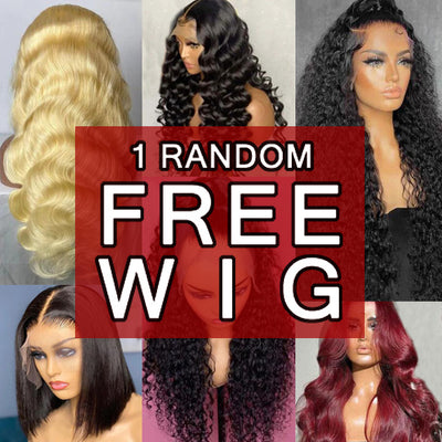 [CM Sale] Surprise Gift — Spend $226 Get A Free Human Hair Wig (Random 10-22inch) - KissLove Hair