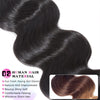 5x5 HD Lace Closure With Bundles Body Wave 12A Brazilian Virgin Human Hair Weave - KissLove Hair