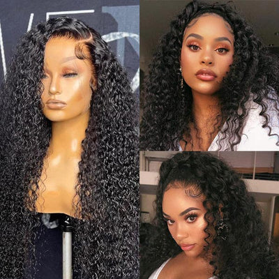 Transparent-Full-Lace-Wig-180%-Density-Kinky-Curly-Brazilian-Virgin-Human-Hair