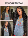 38 40 Inches Long Wig Loose Deep Wave Virgin Human Hair 13x4 Lace Frontal Wigs - KissLove Hair