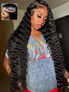 38 40 Inches Long Wig Loose Deep Wave Virgin Human Hair 13x4 Lace Frontal Wigs - KissLove Hair