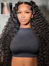 40 Inches Long Wig Deep Wave Virgin Human Hair 13x4 Real HD Lace Frontal Wigs - KissLove Hair