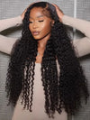 40 Inches Long Wig Deep Wave Virgin Human Hair 13x4 Real HD Lace Frontal Wigs - KissLove Hair