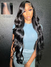 40 Inch Long Body Wave Wig 13x4 HD Lace Frontal Pull & Go Human Hair Wigs - KissLove Hair