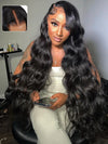 40 Inch Long Body Wave Wig 13x4 HD Lace Frontal Pull & Go Human Hair Wigs - KissLove Hair